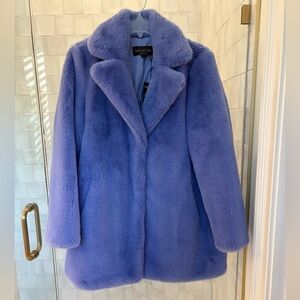 NWT Fabulous Furs Le Mink Coat. Periwinkle. Size XL.